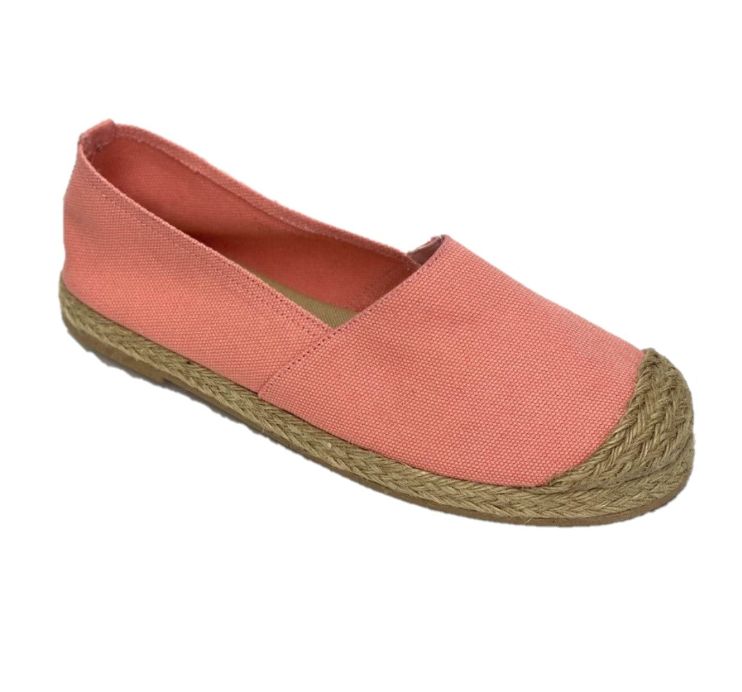 alpargatas mujer lona yute natural dva Baudelia c224801 coral